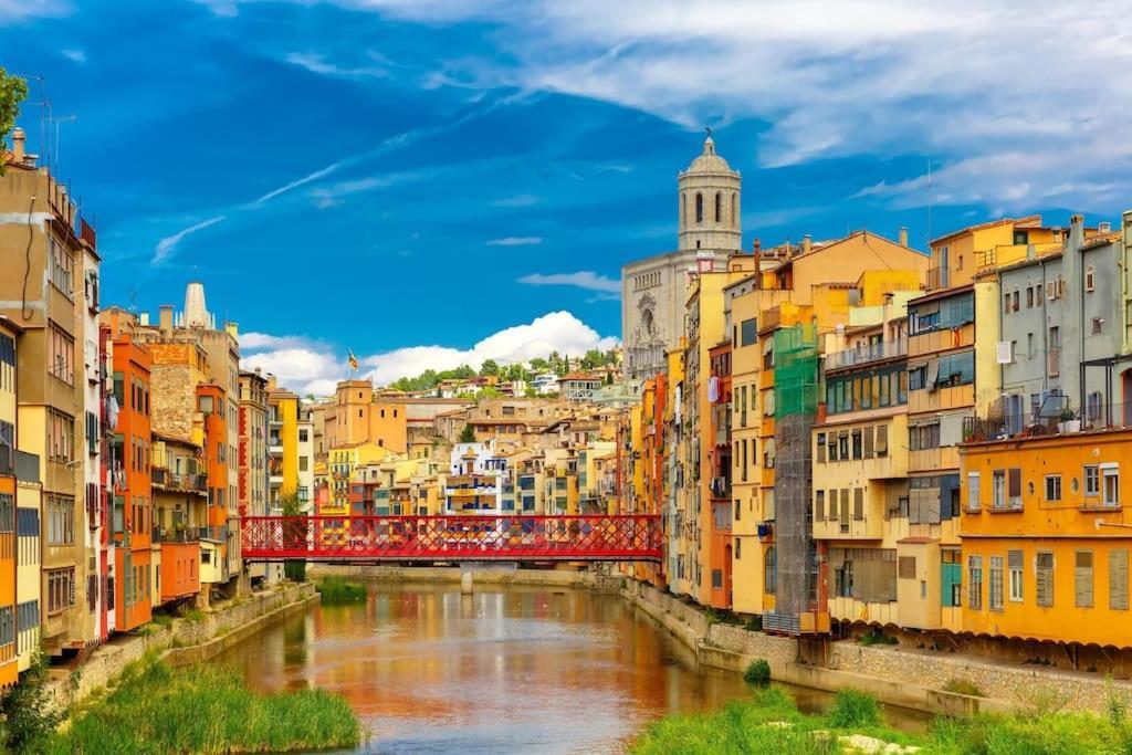 Appartamento Girona Centro 7Pax Esterno foto