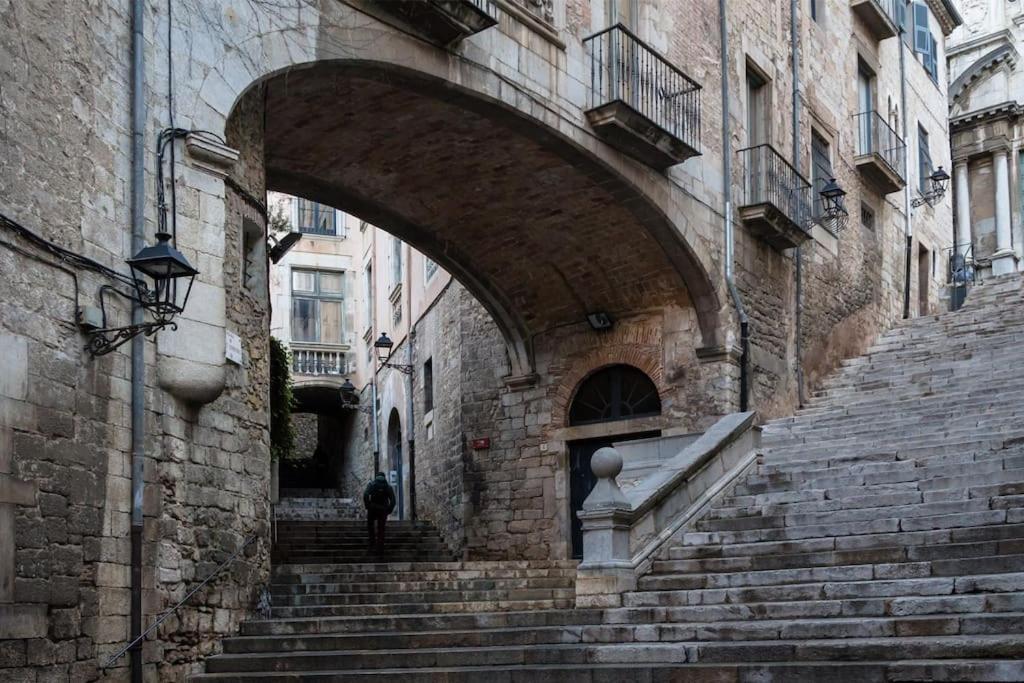 Appartamento Girona Centro 7Pax Esterno foto