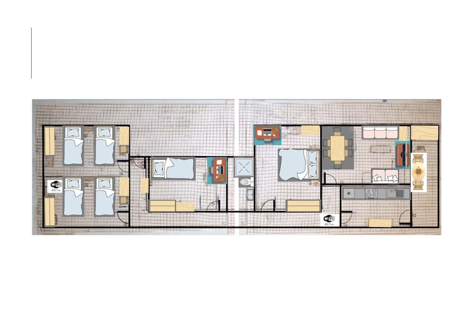 Appartamento Girona Centro 7Pax Esterno foto